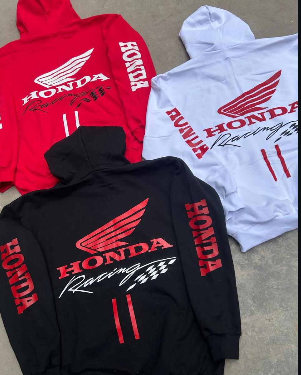 Buzo Hoodie Honda Racing - Streetwear)
