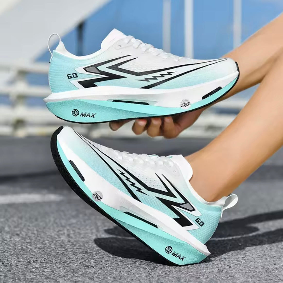 Zapatillas Running Pro Max 6.0 – Velocidad Extrema y Amortiguación de Alto Impacto