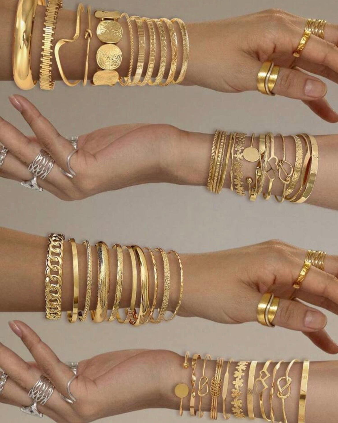 Set de Brazaletes y Pulseras de Alta Gama