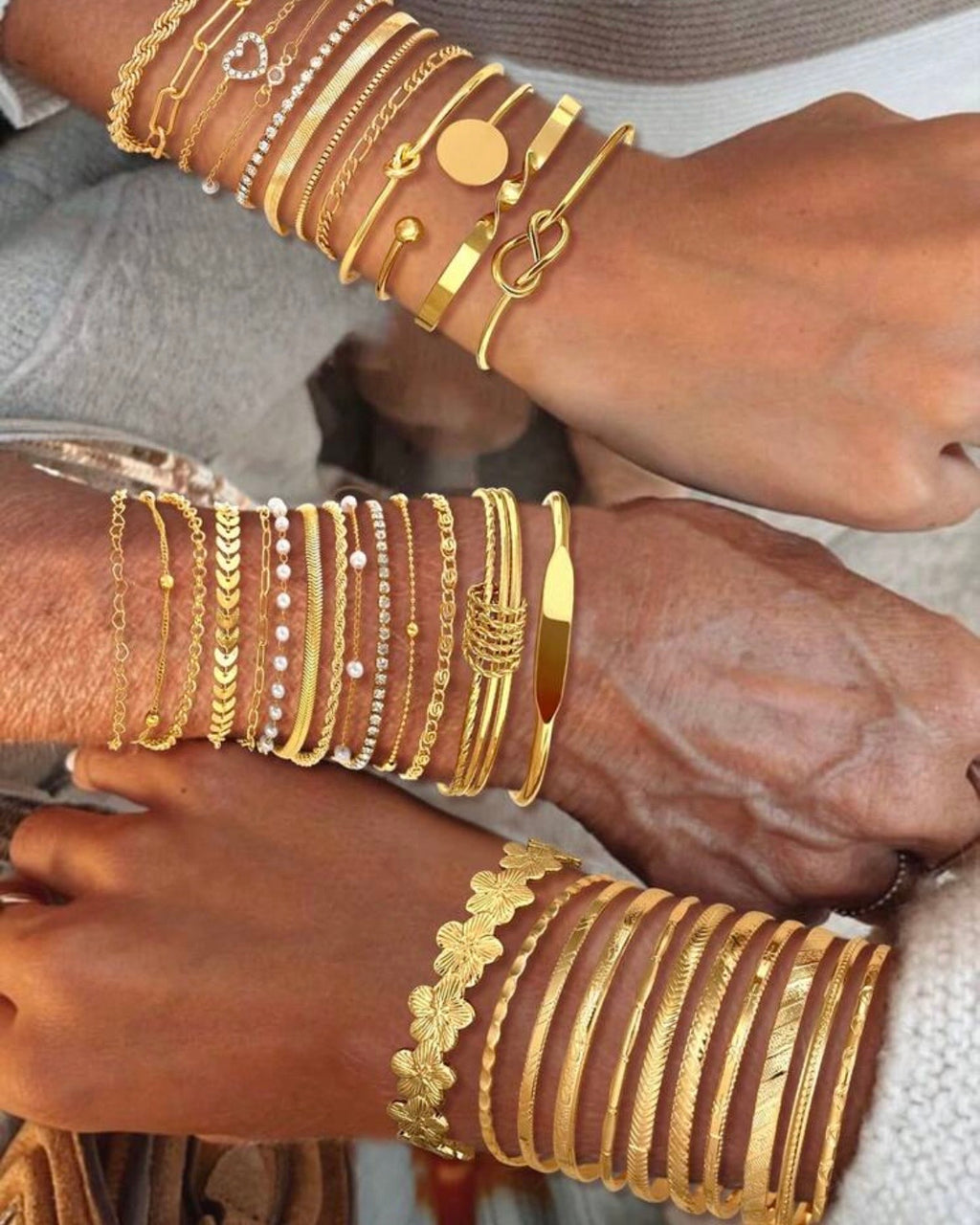 Set de Brazaletes y Pulseras de Alta Gama
