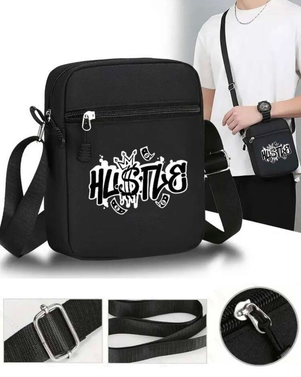 Gorra Street + Riñonera Crossbody Lingrui