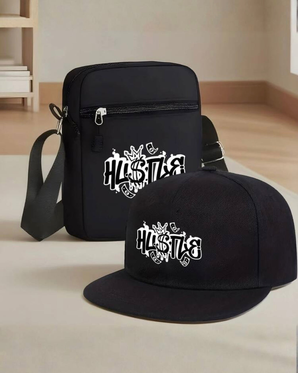 Gorra Street + Riñonera Crossbody Lingrui
