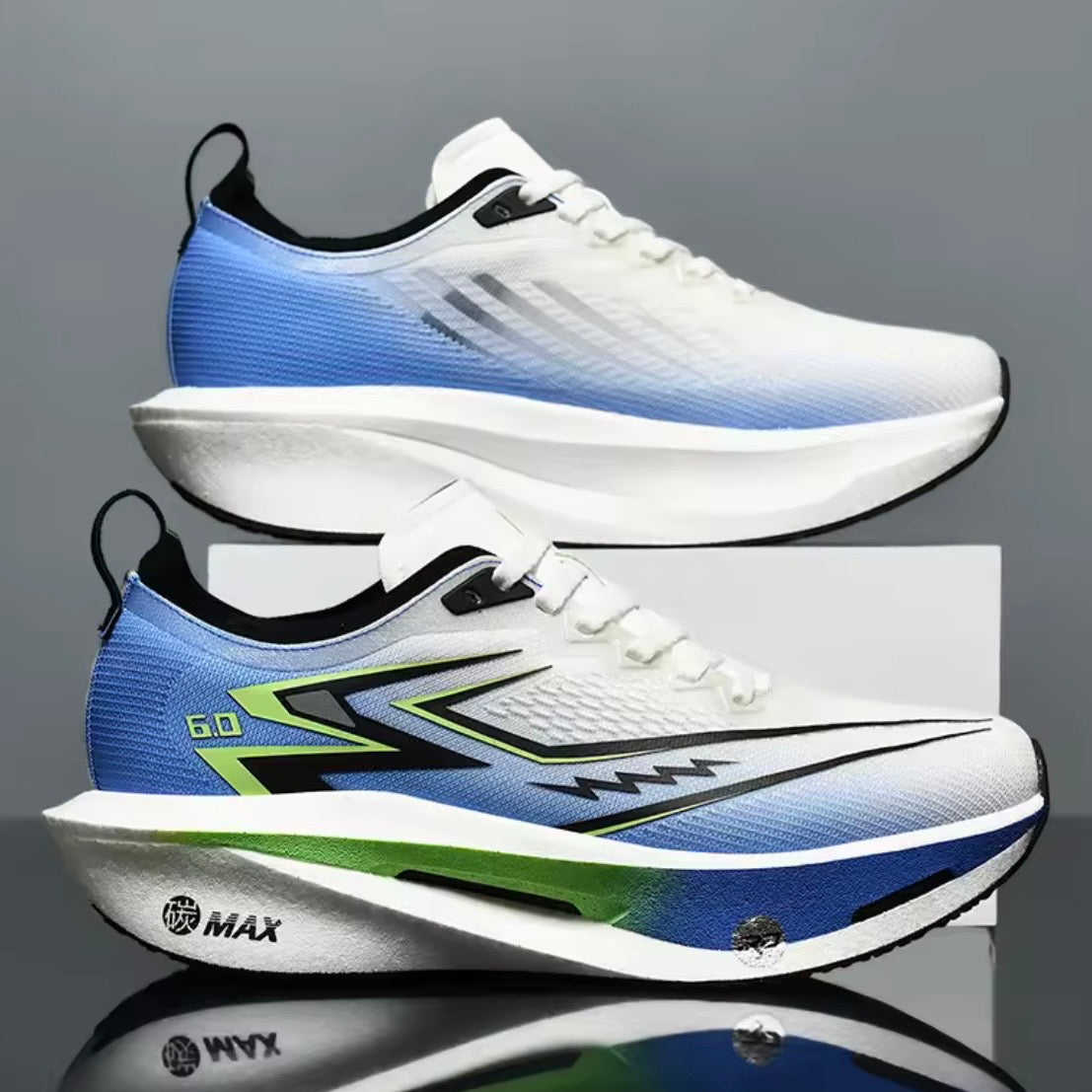 Zapatillas Running Pro Max 6.0 – Velocidad Extrema y Amortiguación de Alto Impacto