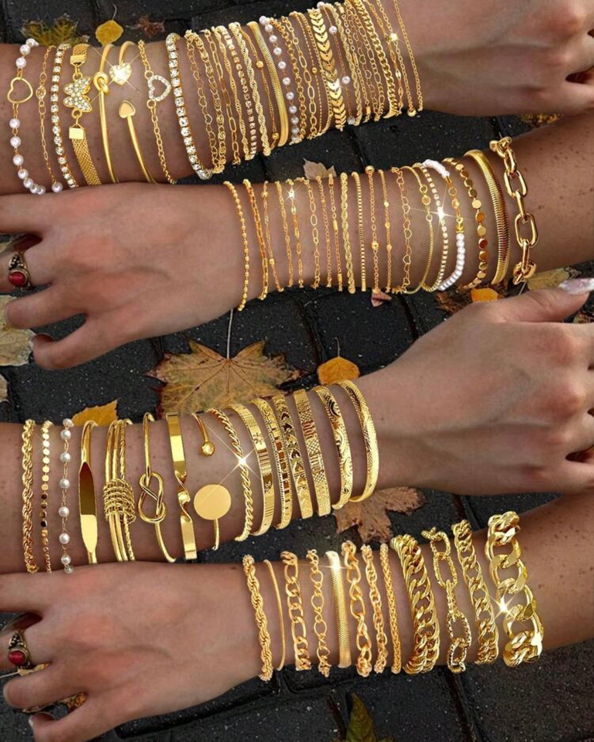 Set de Brazaletes y Pulseras de Alta Gama