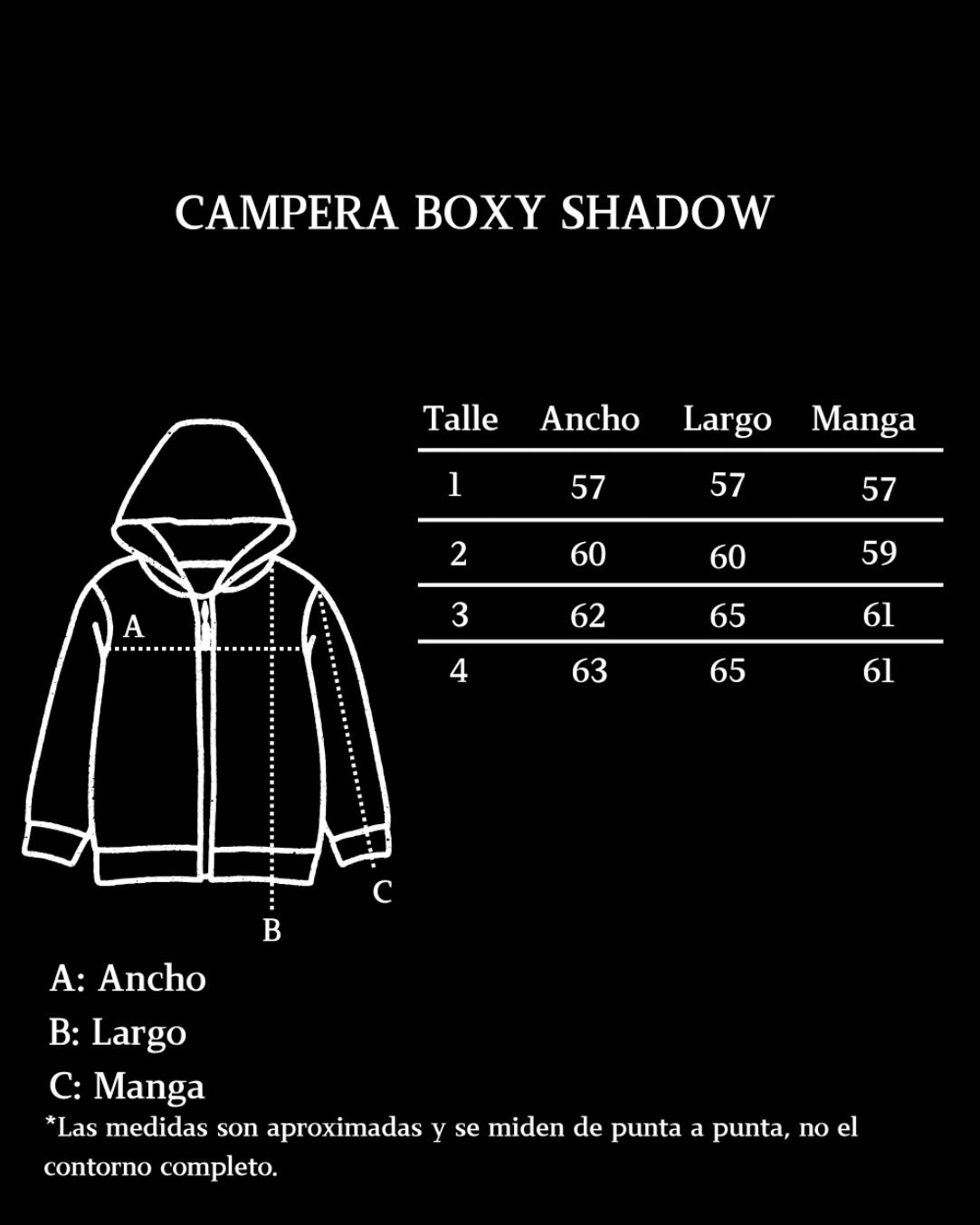 CAMPERA BOXY SHADOW